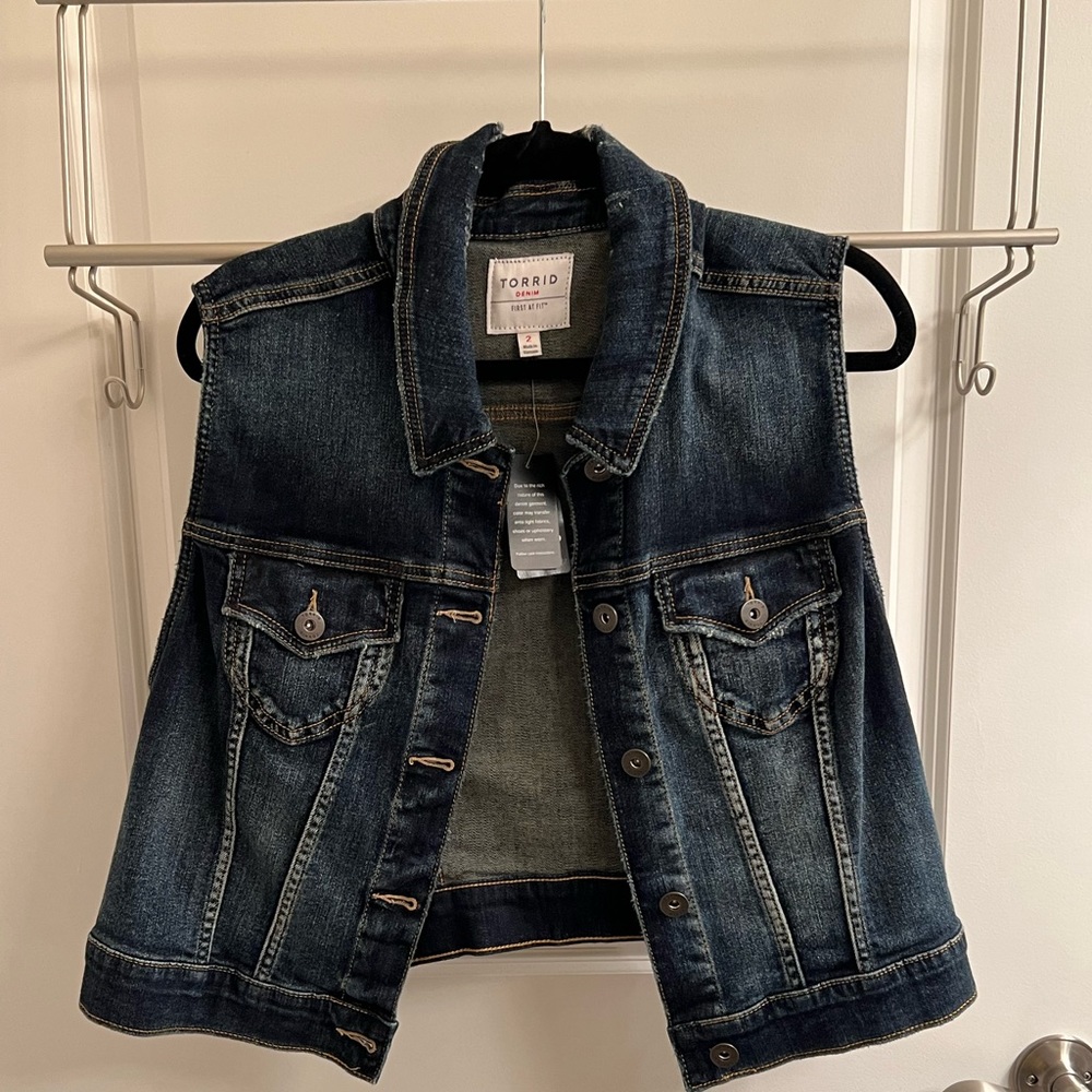 Torrid Jean vest